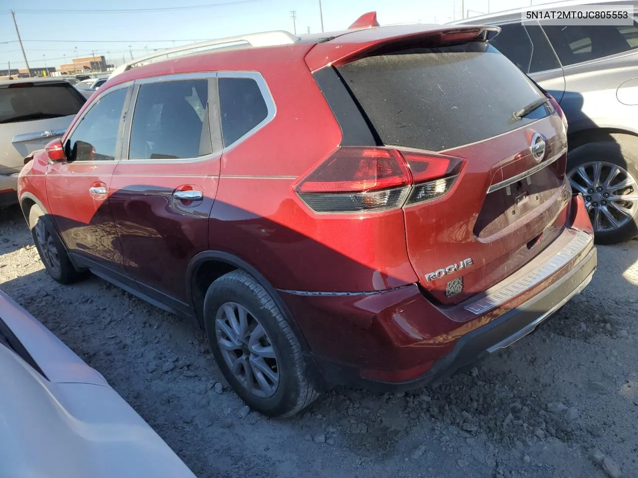 2018 Nissan Rogue S VIN: 5N1AT2MT0JC805553 Lot: 80466384