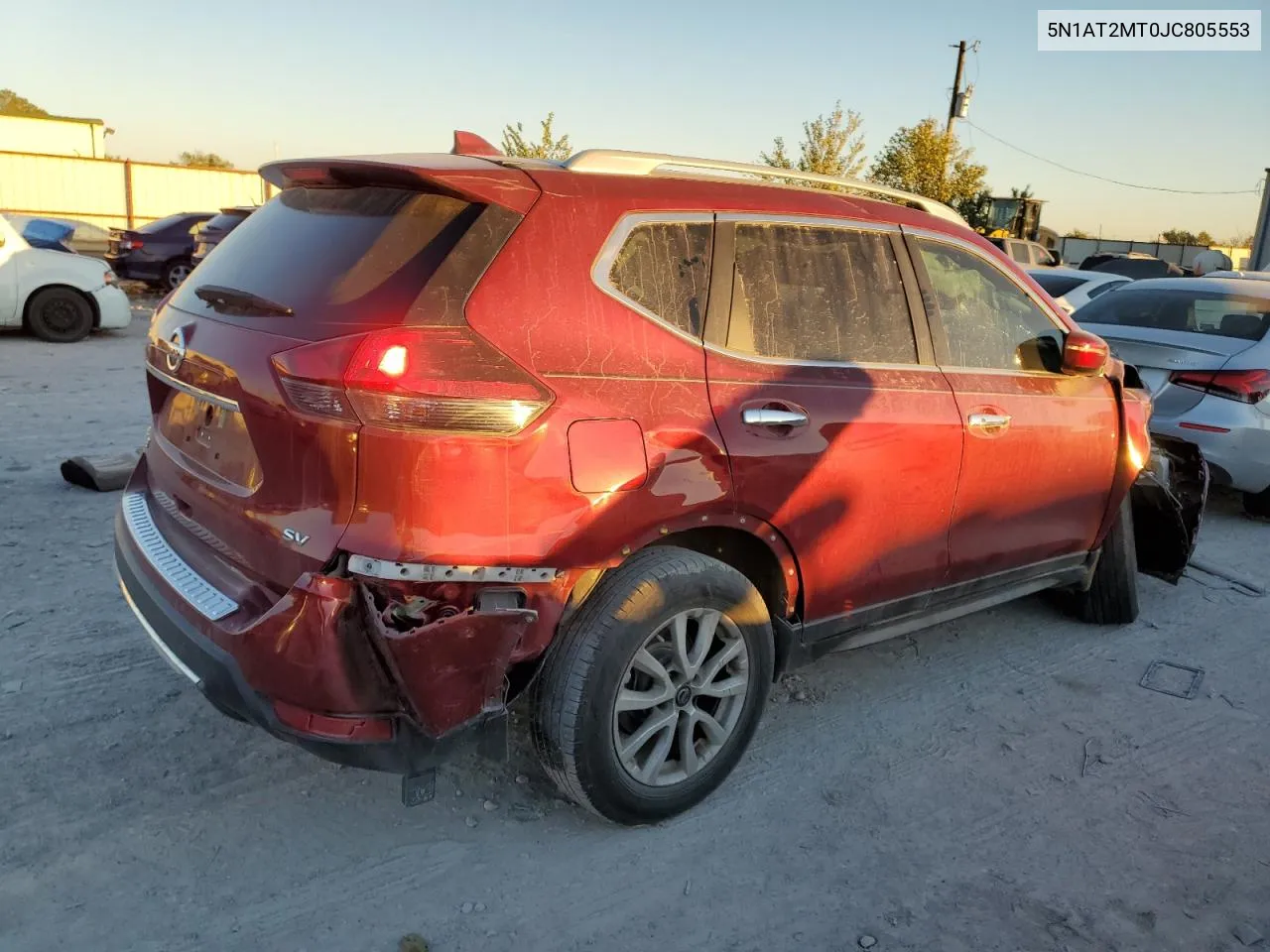 2018 Nissan Rogue S VIN: 5N1AT2MT0JC805553 Lot: 80466384