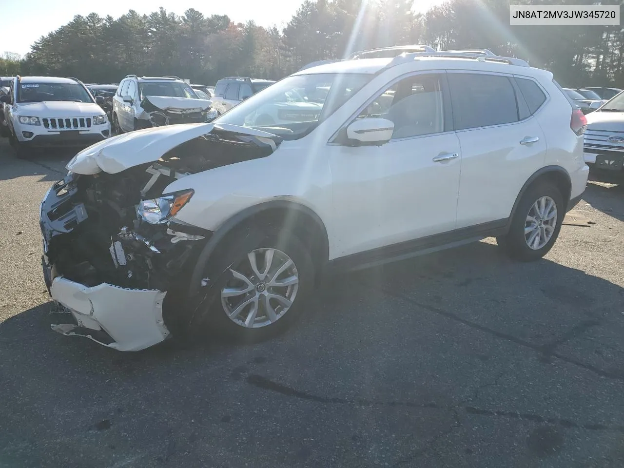 2018 Nissan Rogue S VIN: JN8AT2MV3JW345720 Lot: 80484574