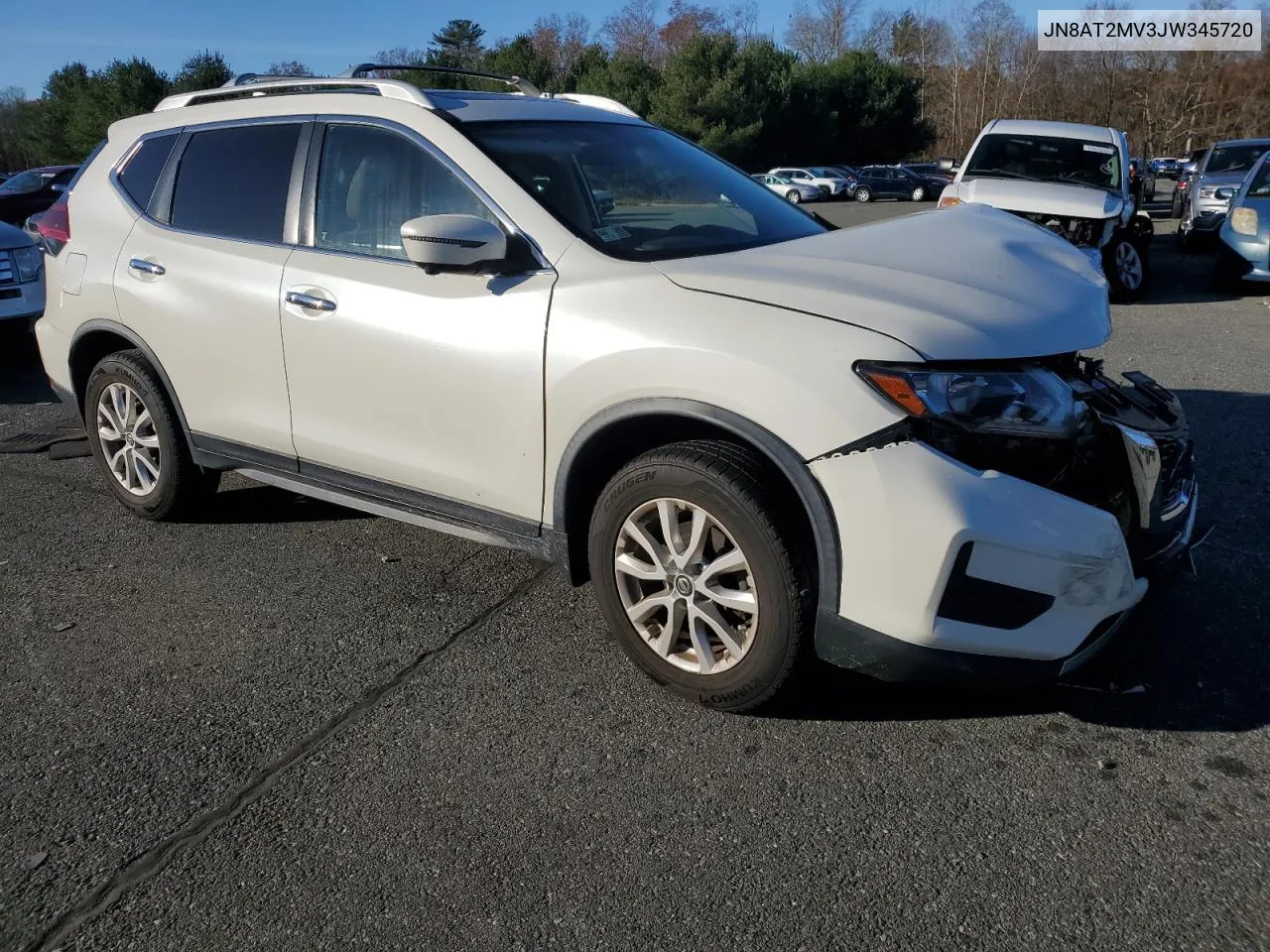 2018 Nissan Rogue S VIN: JN8AT2MV3JW345720 Lot: 80484574