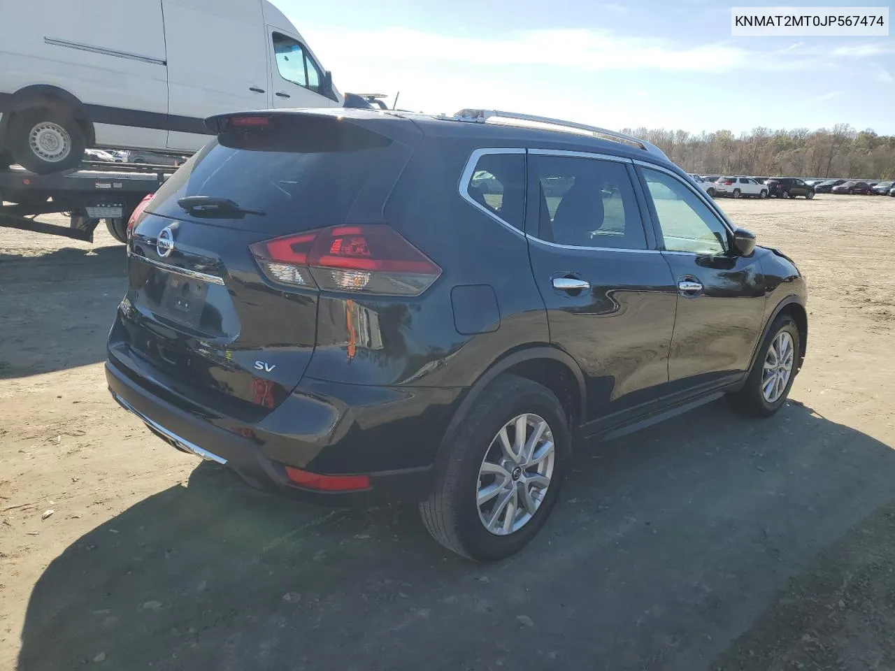 2018 Nissan Rogue S VIN: KNMAT2MT0JP567474 Lot: 80535704