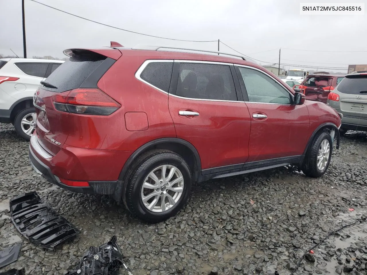 2018 Nissan Rogue S VIN: 5N1AT2MV5JC845516 Lot: 81272354