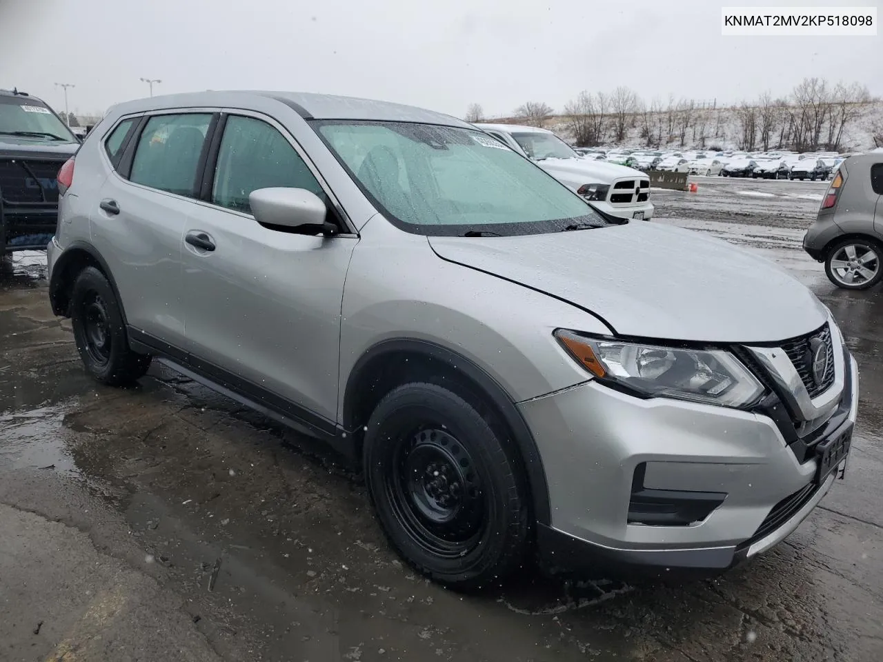 2019 Nissan Rogue S VIN: KNMAT2MV2KP518098 Lot: 40260354