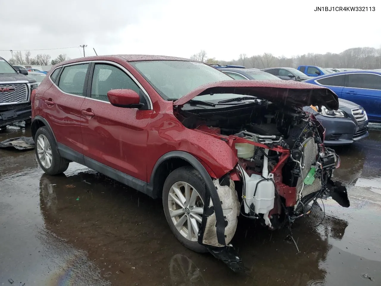 JN1BJ1CR4KW332113 2019 Nissan Rogue Sport S