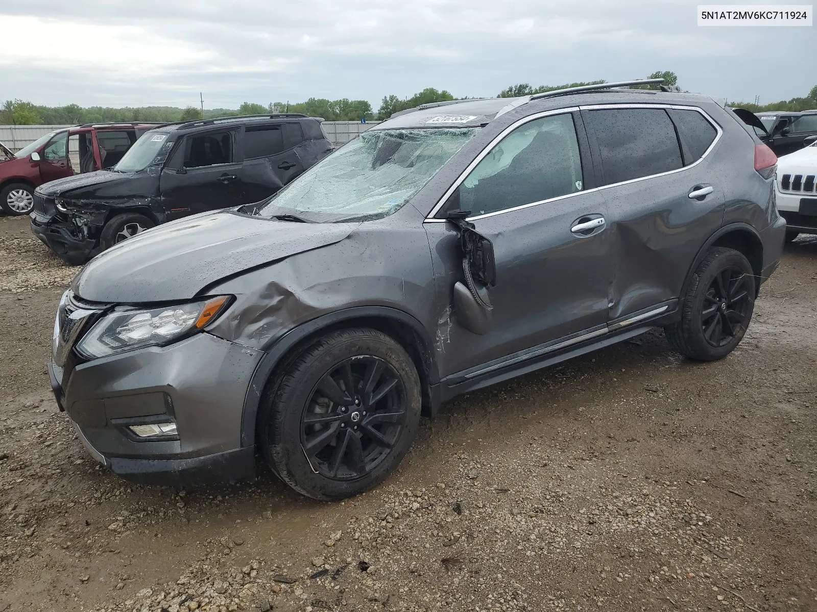 2019 Nissan Rogue S VIN: 5N1AT2MV6KC711924 Lot: 52167934