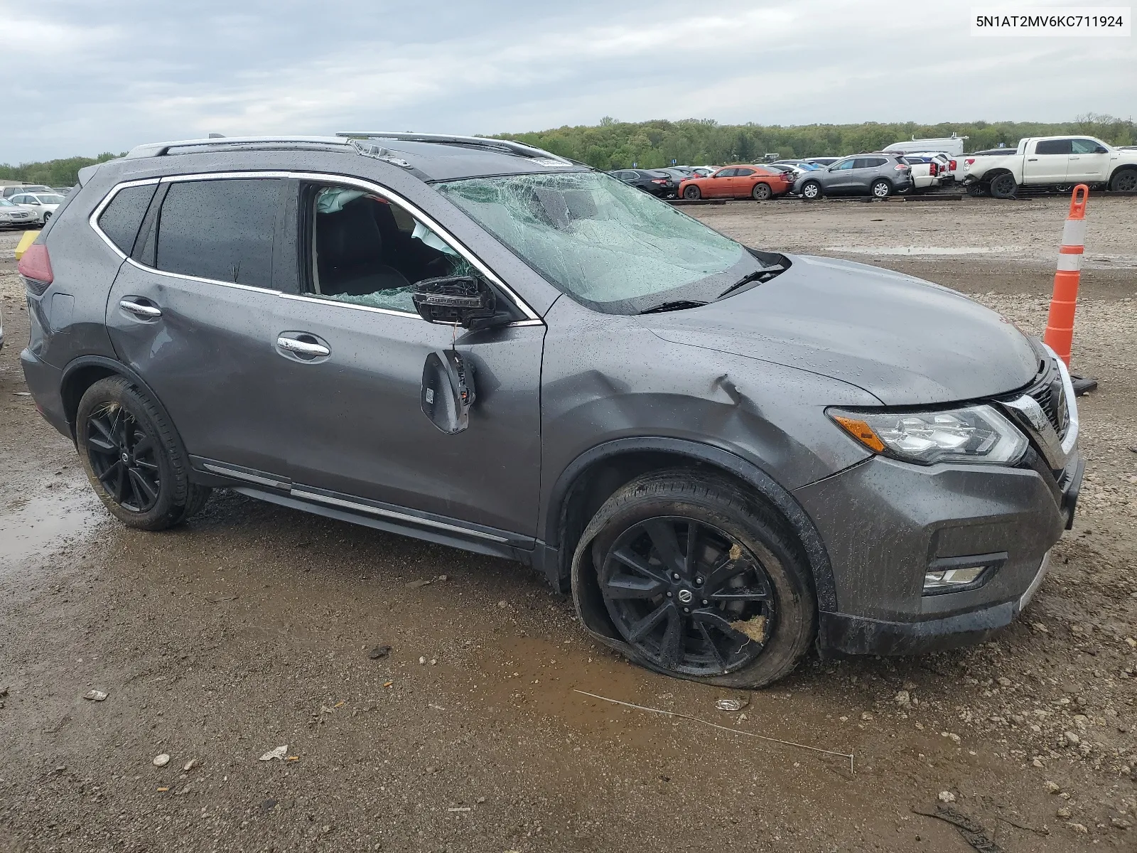 2019 Nissan Rogue S VIN: 5N1AT2MV6KC711924 Lot: 52167934