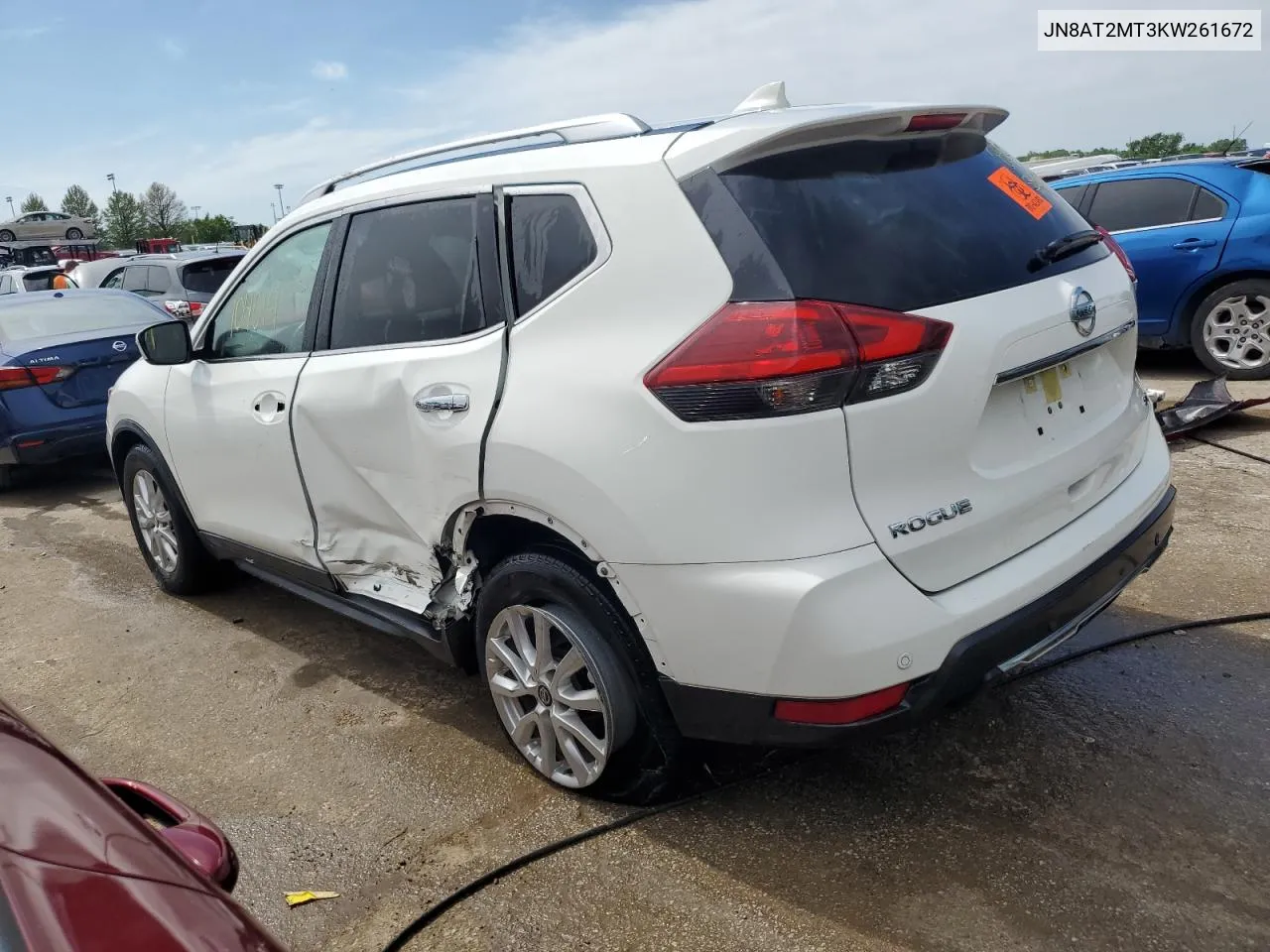 2019 Nissan Rogue S VIN: JN8AT2MT3KW261672 Lot: 52669524