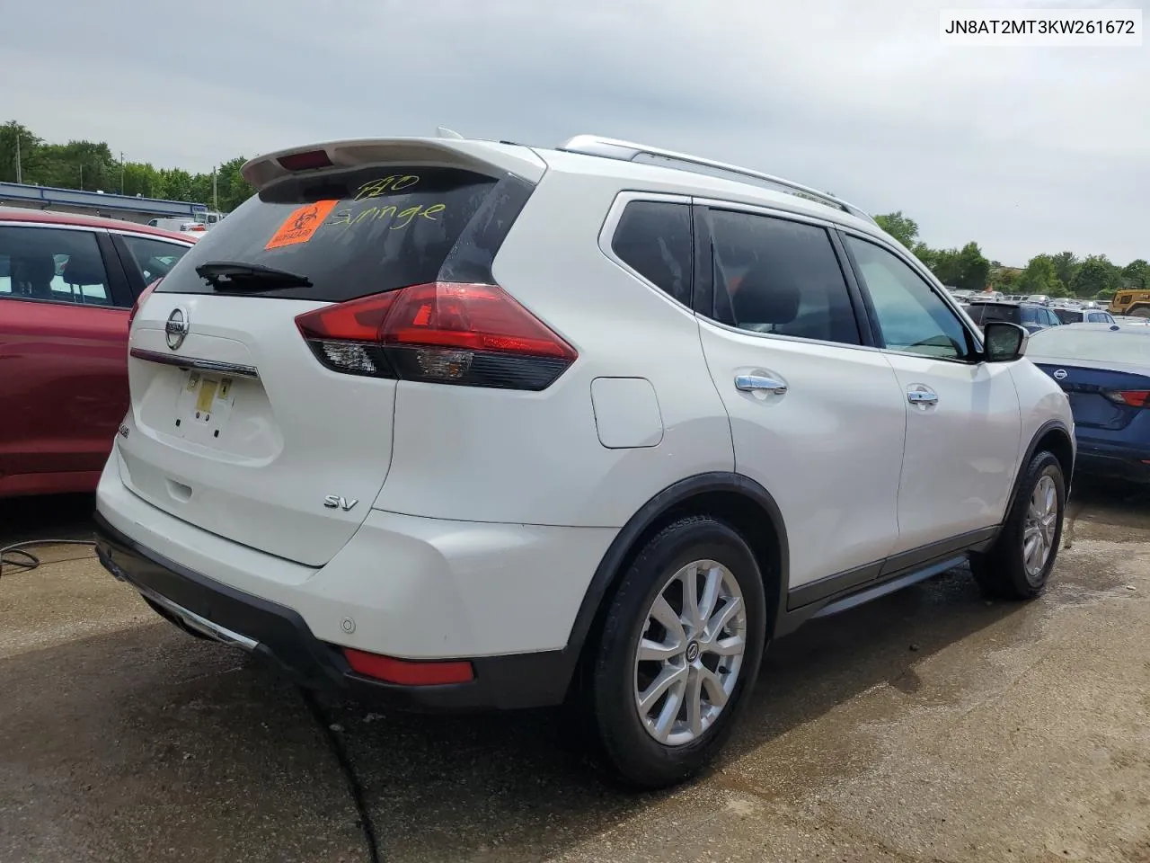 2019 Nissan Rogue S VIN: JN8AT2MT3KW261672 Lot: 52669524