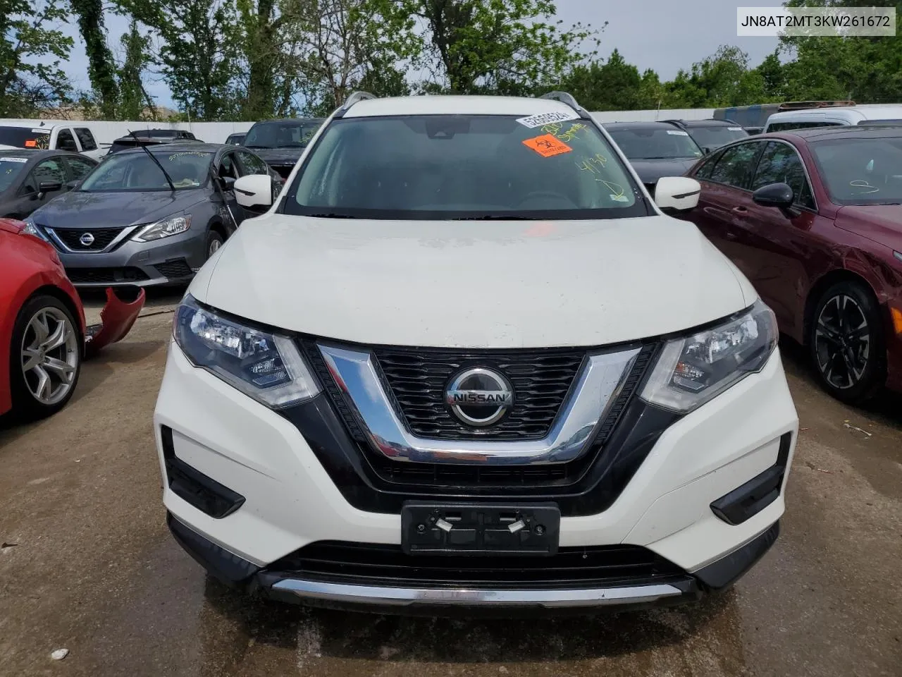 2019 Nissan Rogue S VIN: JN8AT2MT3KW261672 Lot: 52669524