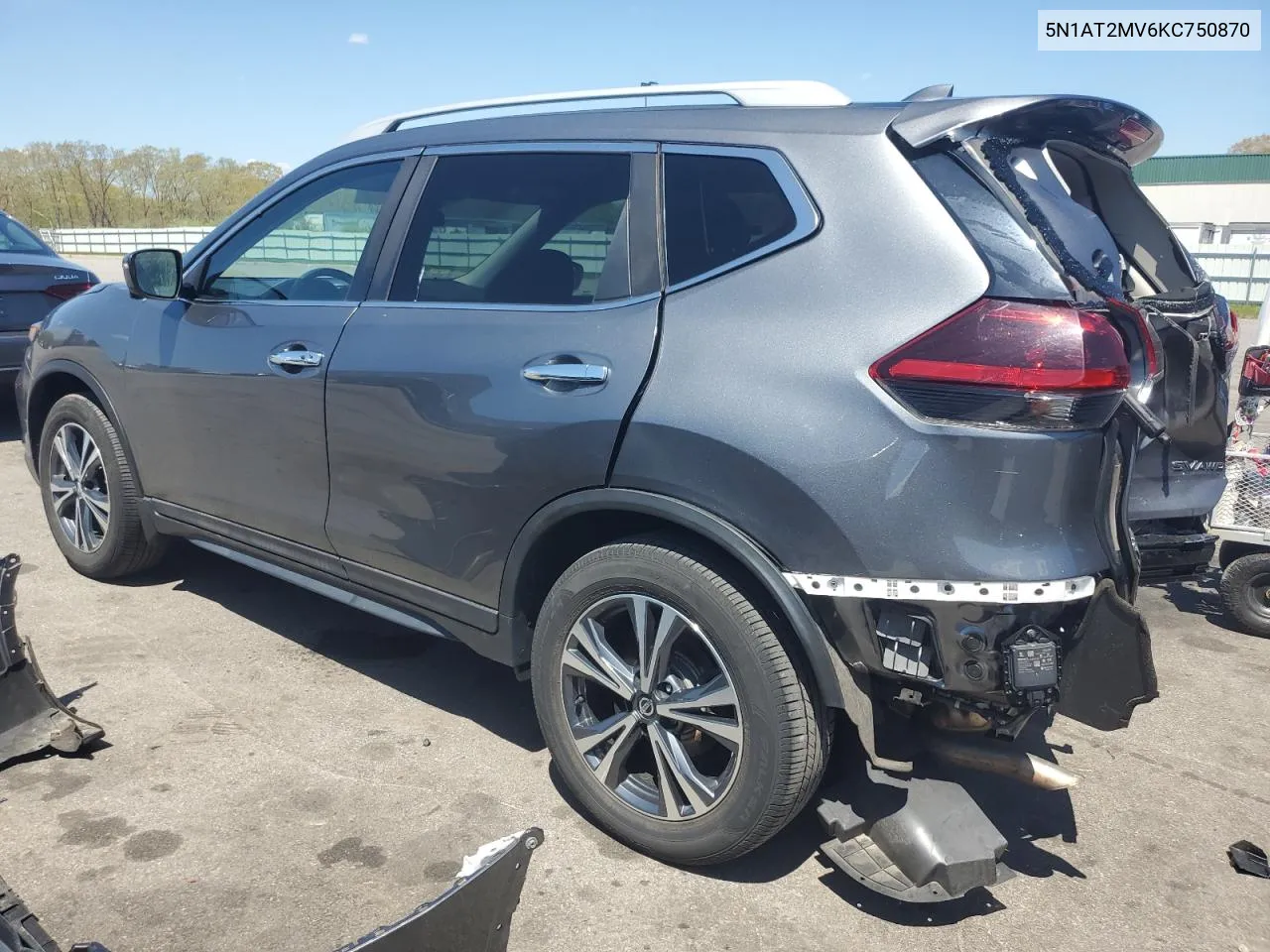 2019 Nissan Rogue S VIN: 5N1AT2MV6KC750870 Lot: 53675984