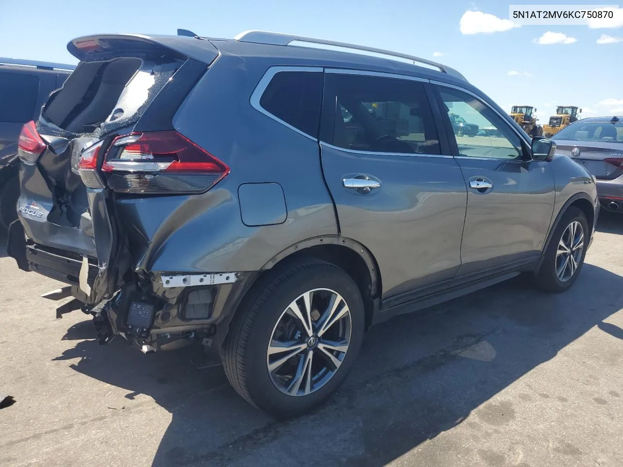 5N1AT2MV6KC750870 2019 Nissan Rogue S