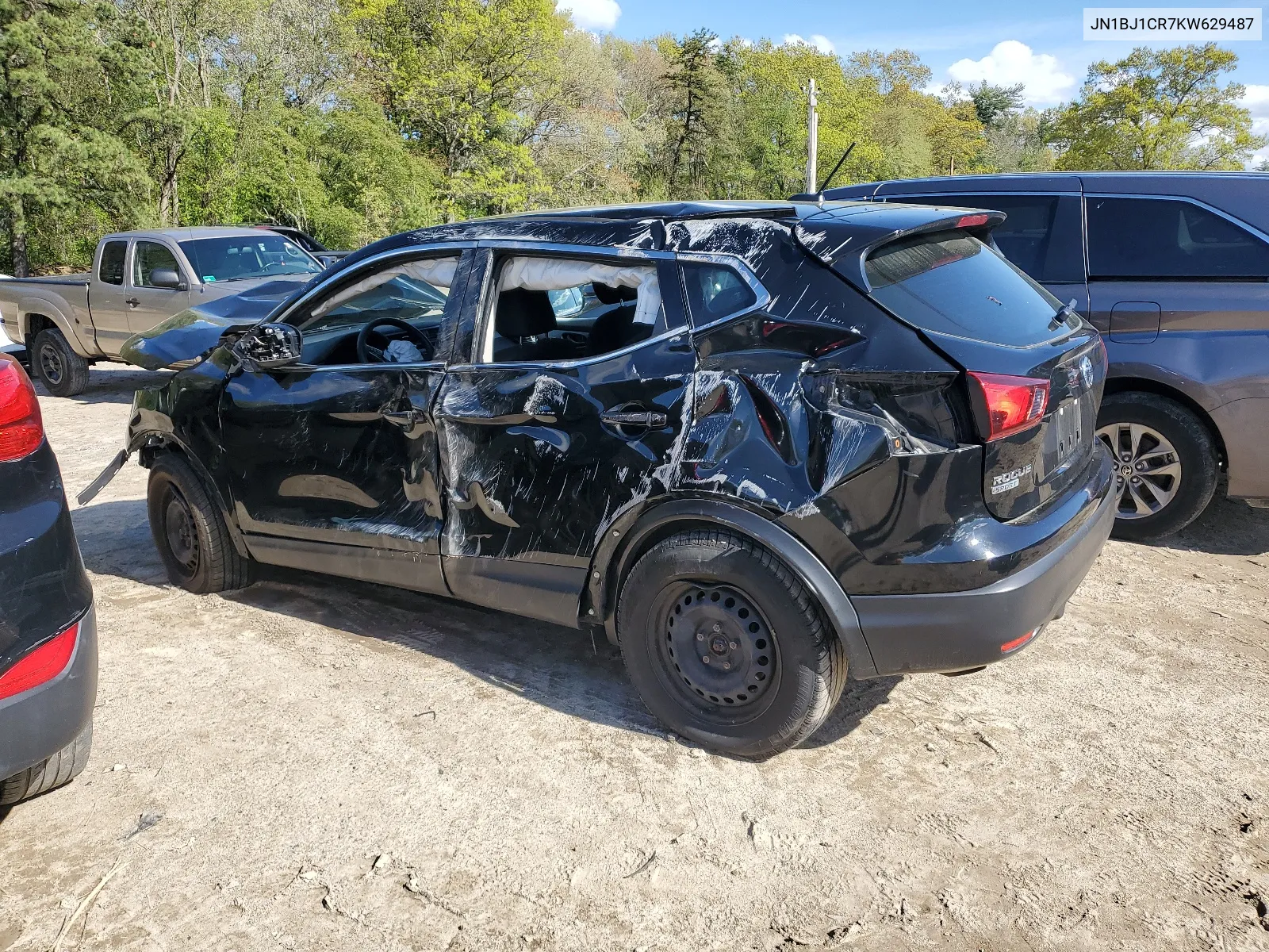 2019 Nissan Rogue Sport S VIN: JN1BJ1CR7KW629487 Lot: 54038834