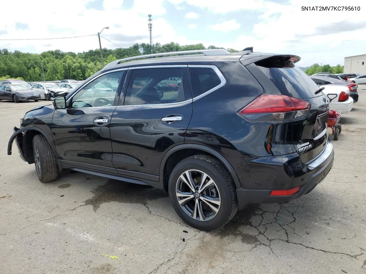 2019 Nissan Rogue S VIN: 5N1AT2MV7KC795610 Lot: 54126514