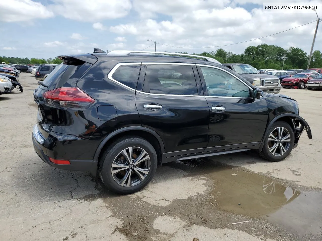 2019 Nissan Rogue S VIN: 5N1AT2MV7KC795610 Lot: 54126514