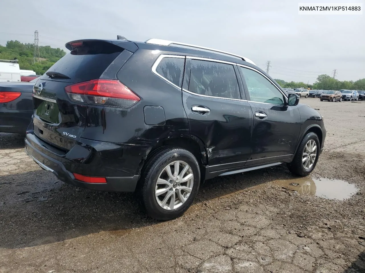 2019 Nissan Rogue S VIN: KNMAT2MV1KP514883 Lot: 54425284