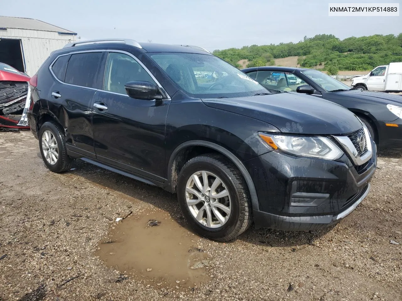 2019 Nissan Rogue S VIN: KNMAT2MV1KP514883 Lot: 54425284