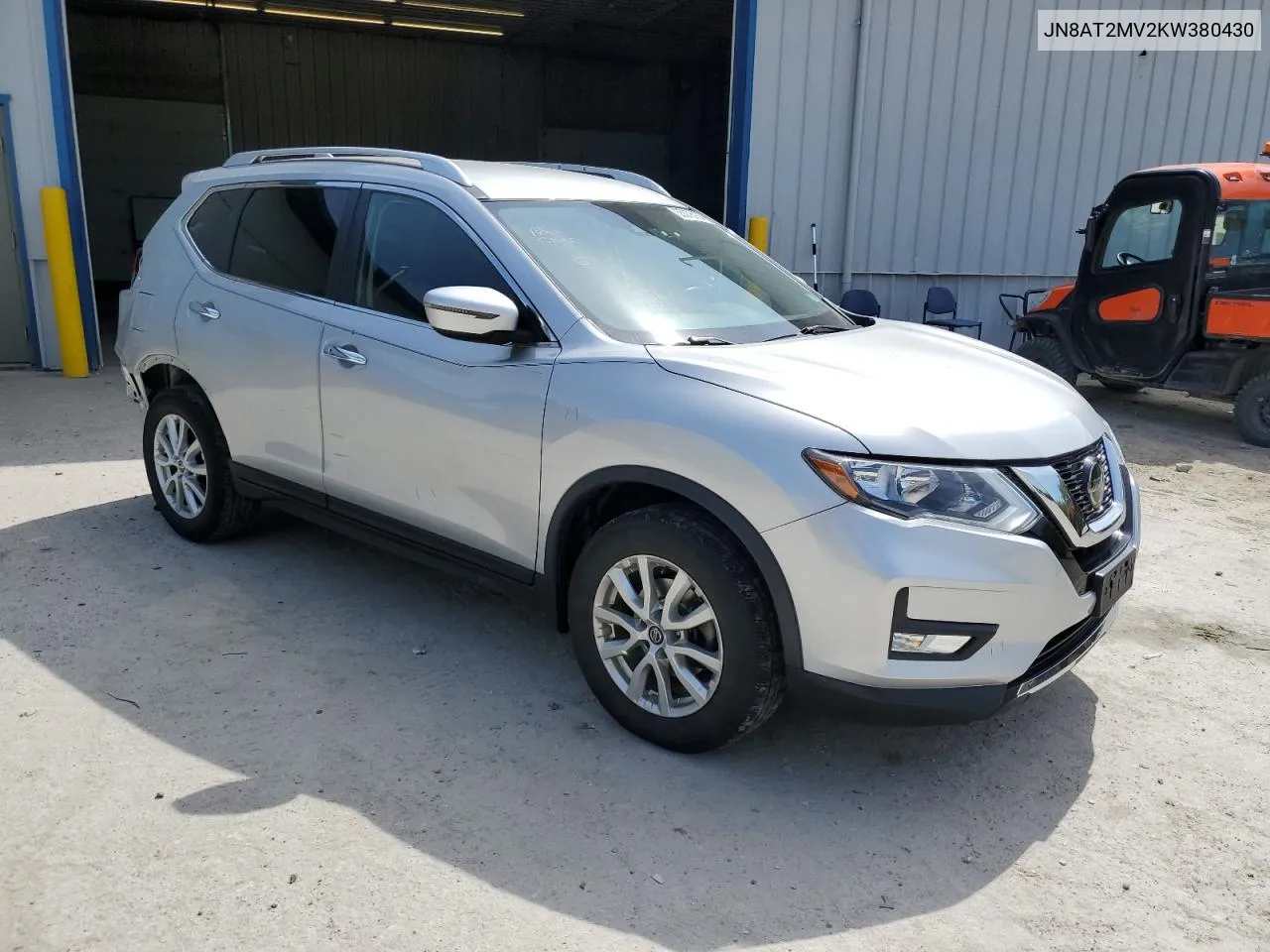 2019 Nissan Rogue S VIN: JN8AT2MV2KW380430 Lot: 55076134