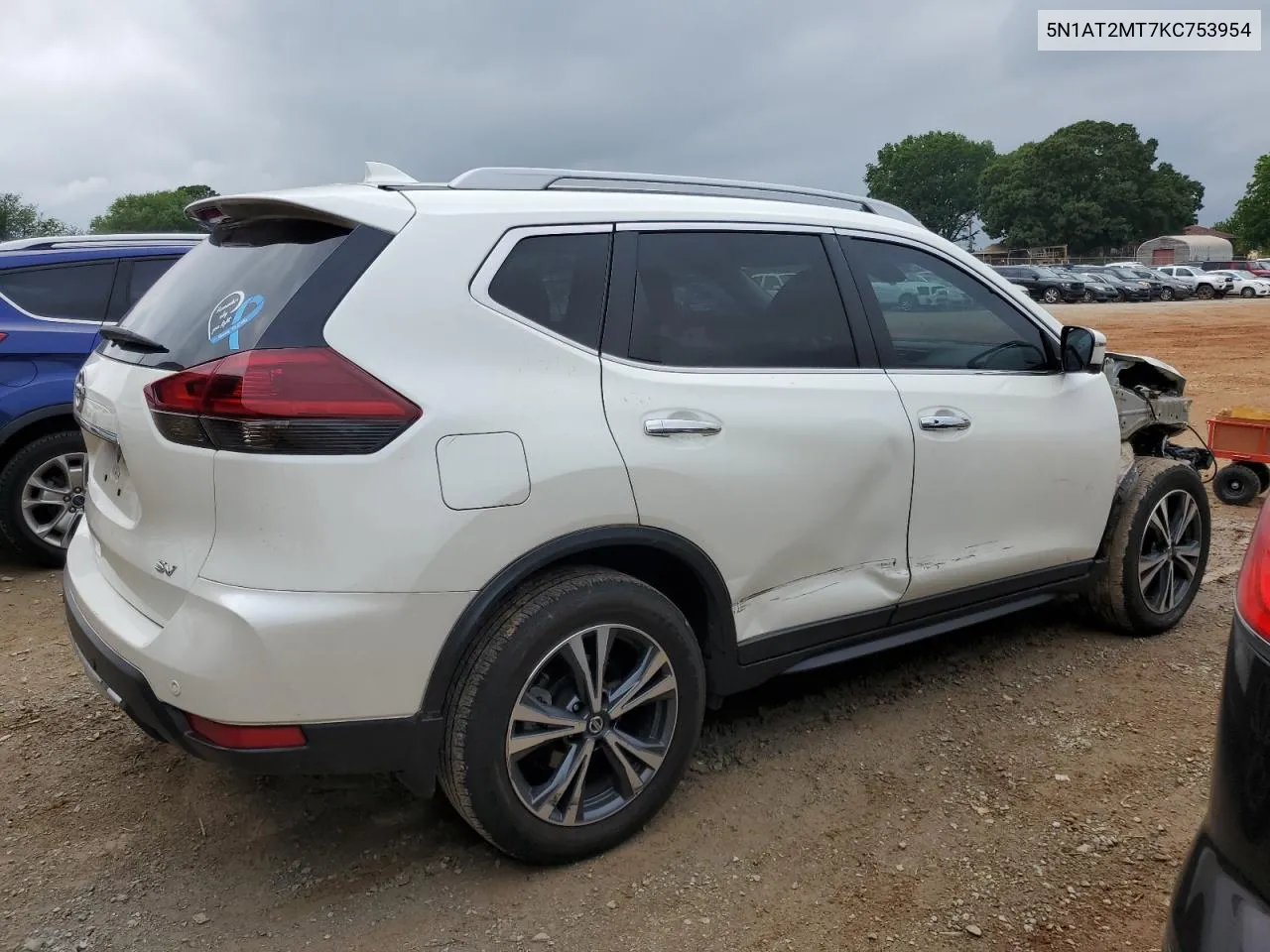 2019 Nissan Rogue S VIN: 5N1AT2MT7KC753954 Lot: 55495484