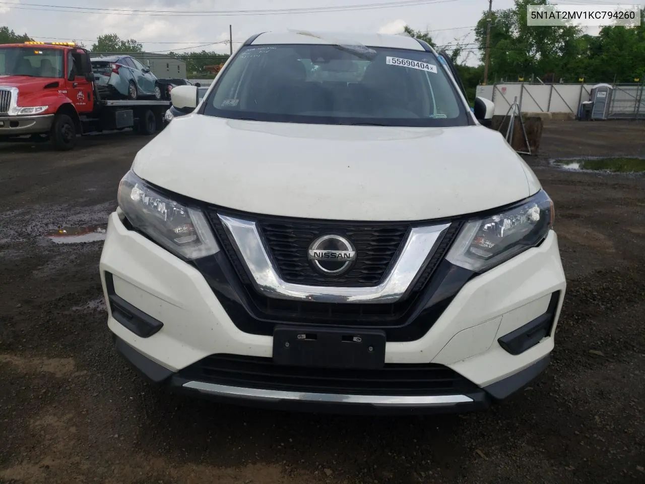 2019 Nissan Rogue S VIN: 5N1AT2MV1KC794260 Lot: 55690404