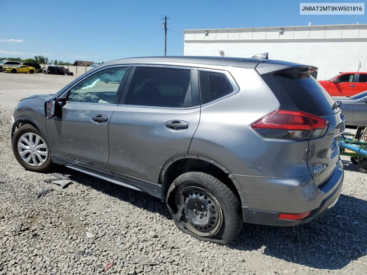 2019 Nissan Rogue S VIN: JN8AT2MT8KW501816 Lot: 57134684