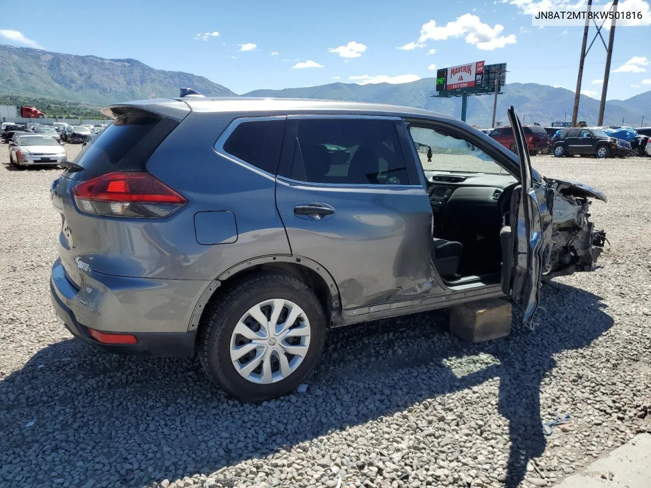 2019 Nissan Rogue S VIN: JN8AT2MT8KW501816 Lot: 57134684