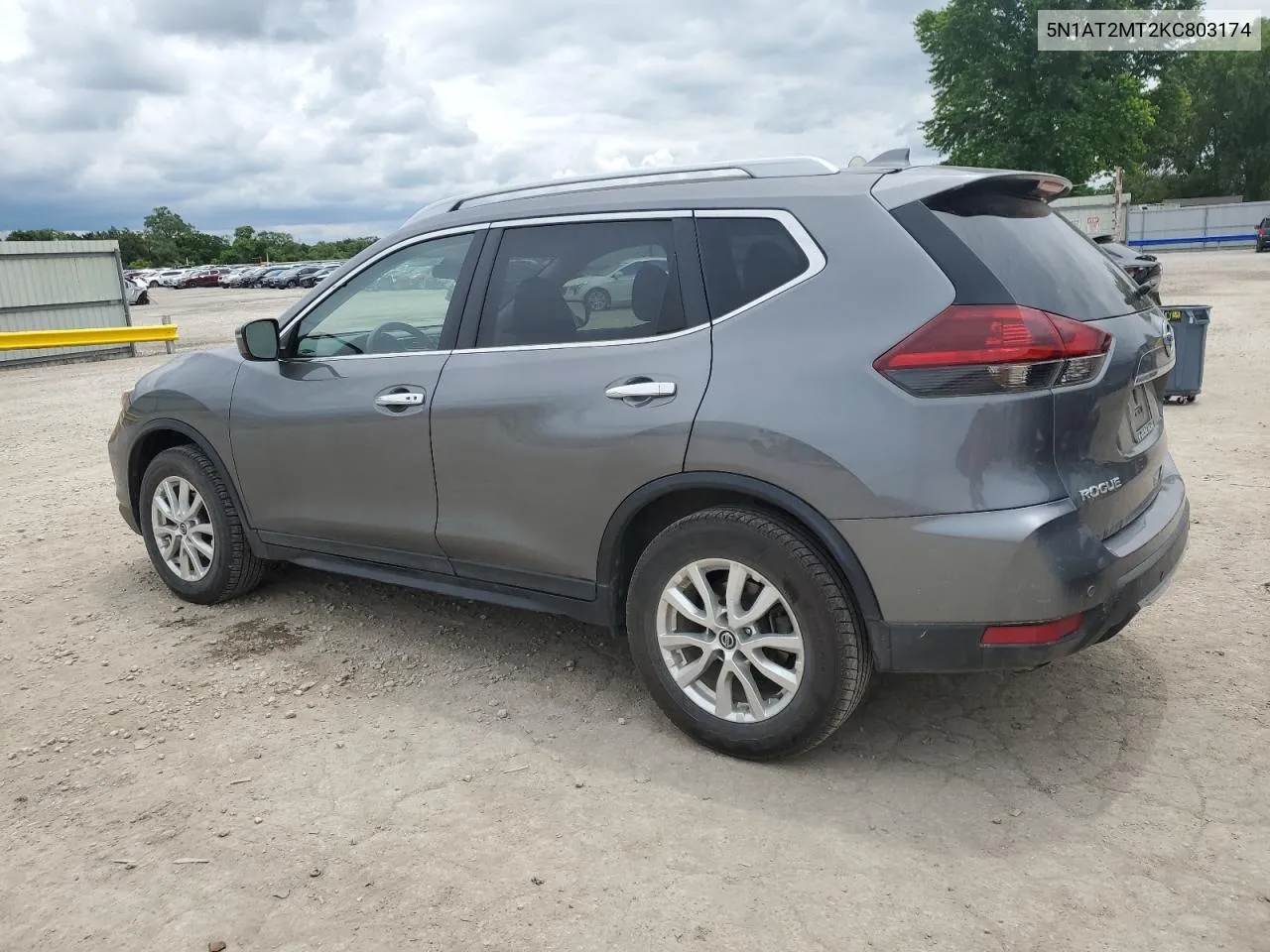 2019 Nissan Rogue S VIN: 5N1AT2MT2KC803174 Lot: 57177244