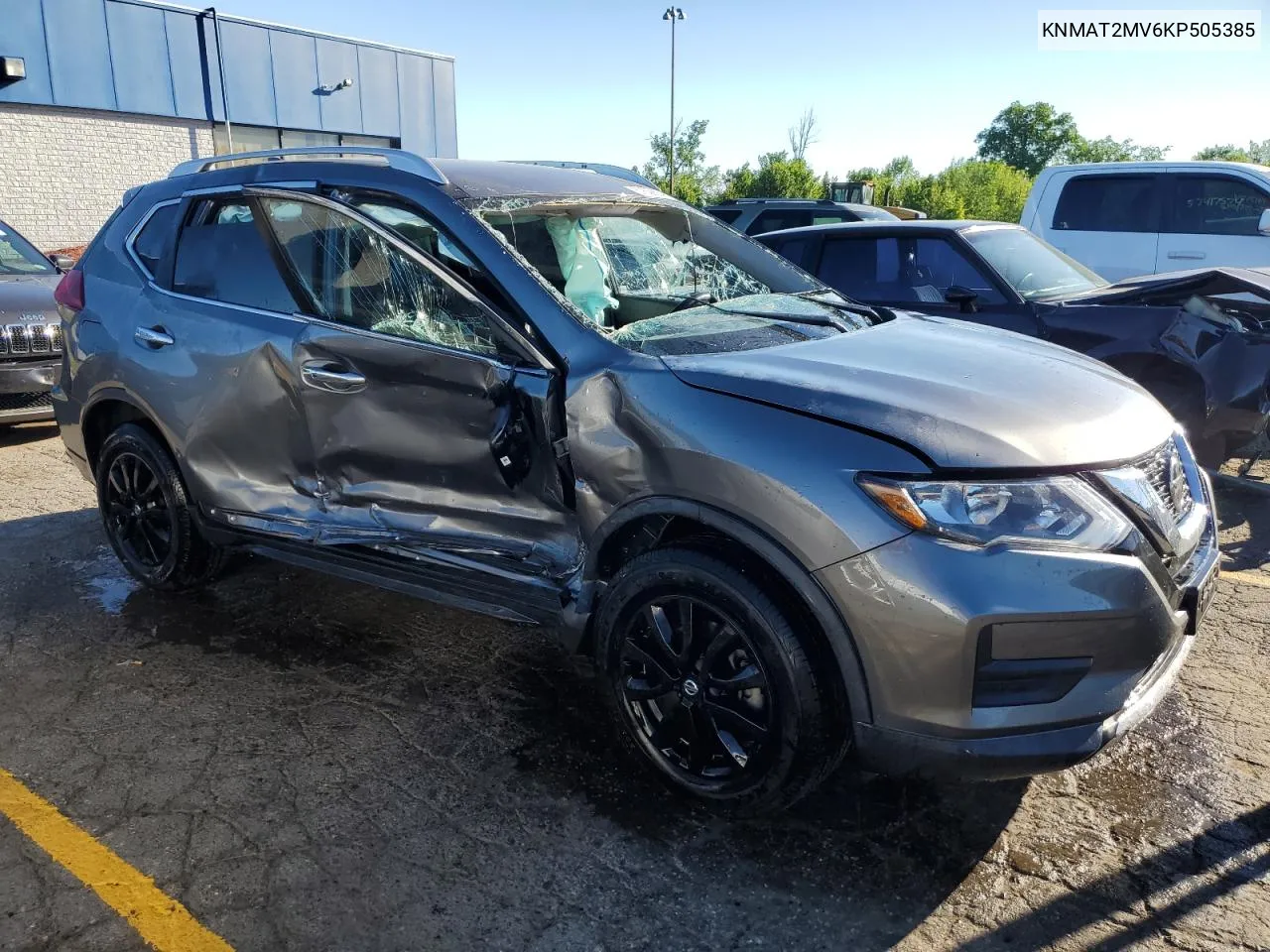 2019 Nissan Rogue S VIN: KNMAT2MV6KP505385 Lot: 57638684