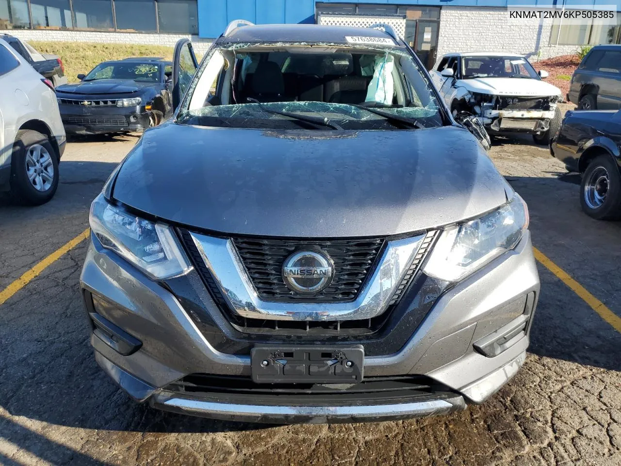 2019 Nissan Rogue S VIN: KNMAT2MV6KP505385 Lot: 57638684