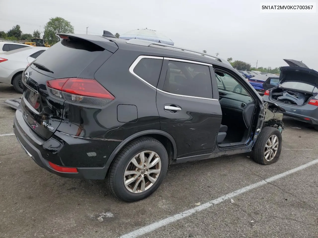 2019 Nissan Rogue S VIN: 5N1AT2MV0KC700367 Lot: 57756644