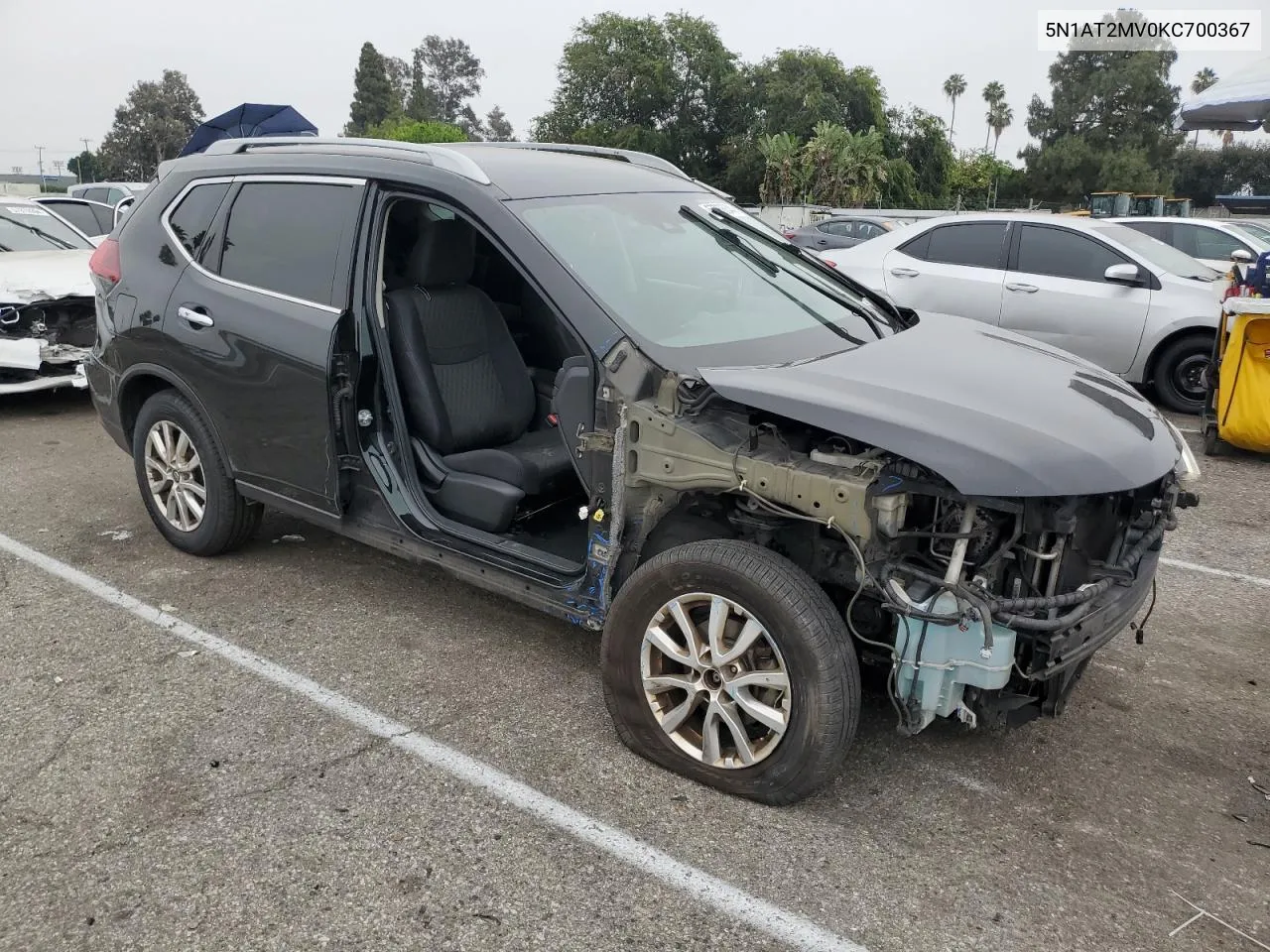 2019 Nissan Rogue S VIN: 5N1AT2MV0KC700367 Lot: 57756644