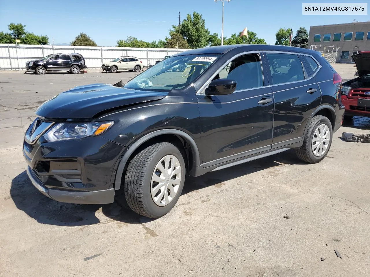 2019 Nissan Rogue S VIN: 5N1AT2MV4KC817675 Lot: 58106854