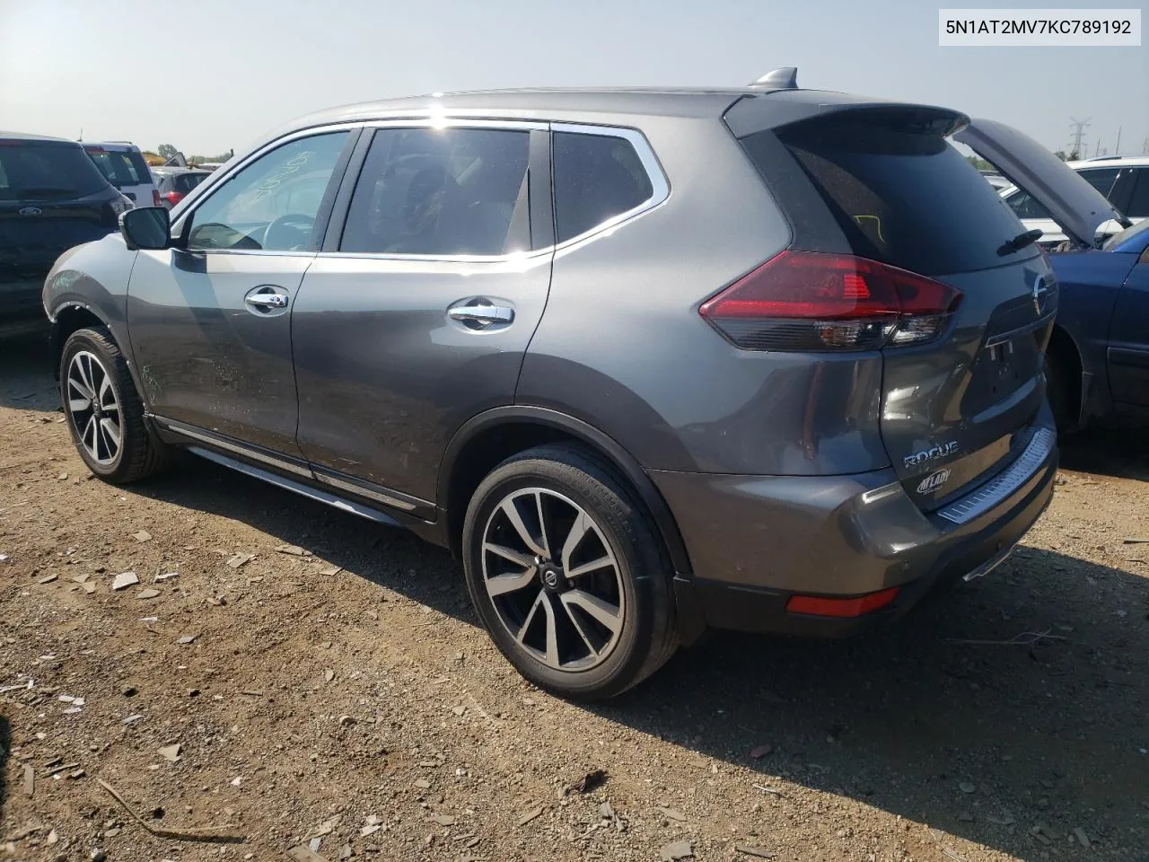 2019 Nissan Rogue S VIN: 5N1AT2MV7KC789192 Lot: 58906904