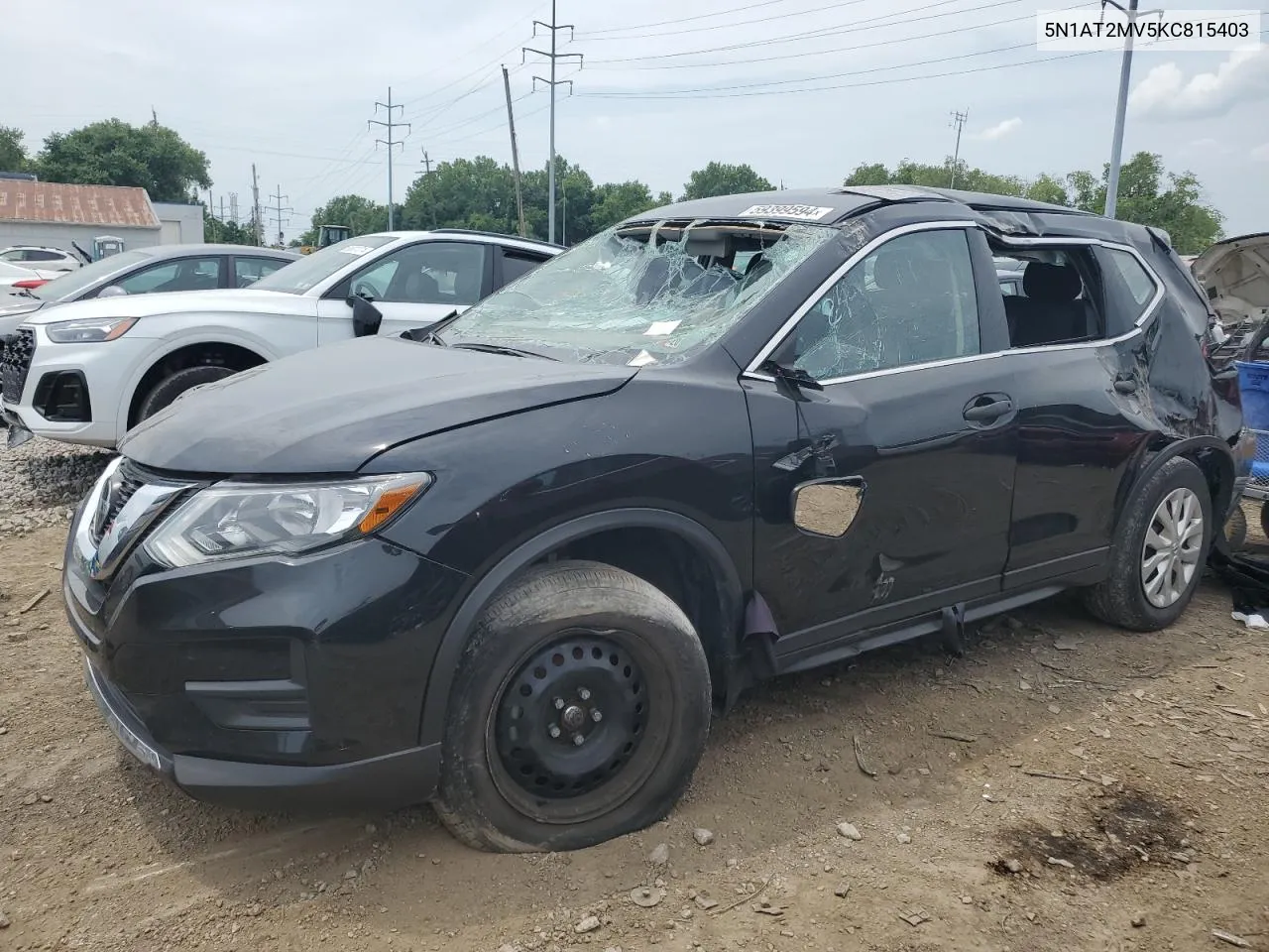 2019 Nissan Rogue S VIN: 5N1AT2MV5KC815403 Lot: 59399594