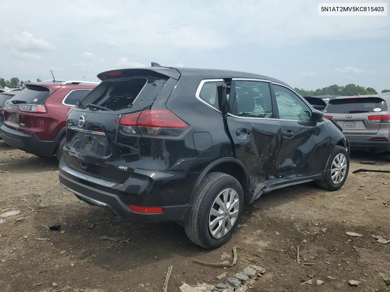 2019 Nissan Rogue S VIN: 5N1AT2MV5KC815403 Lot: 59399594