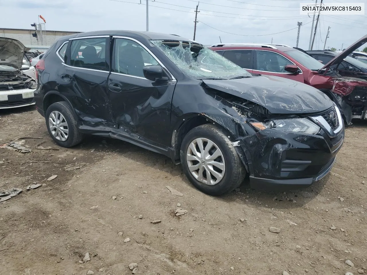 2019 Nissan Rogue S VIN: 5N1AT2MV5KC815403 Lot: 59399594