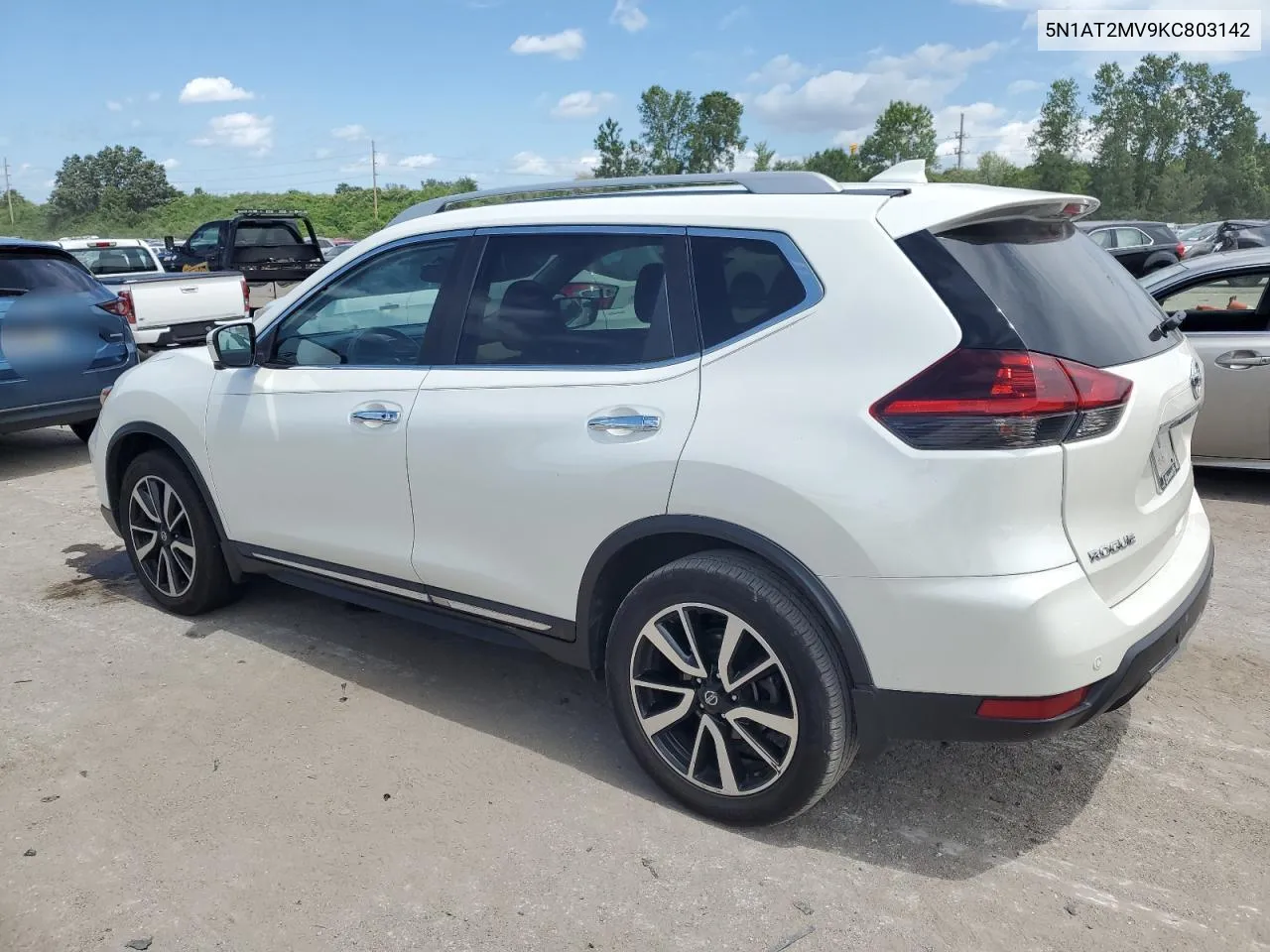 2019 Nissan Rogue S VIN: 5N1AT2MV9KC803142 Lot: 59512734