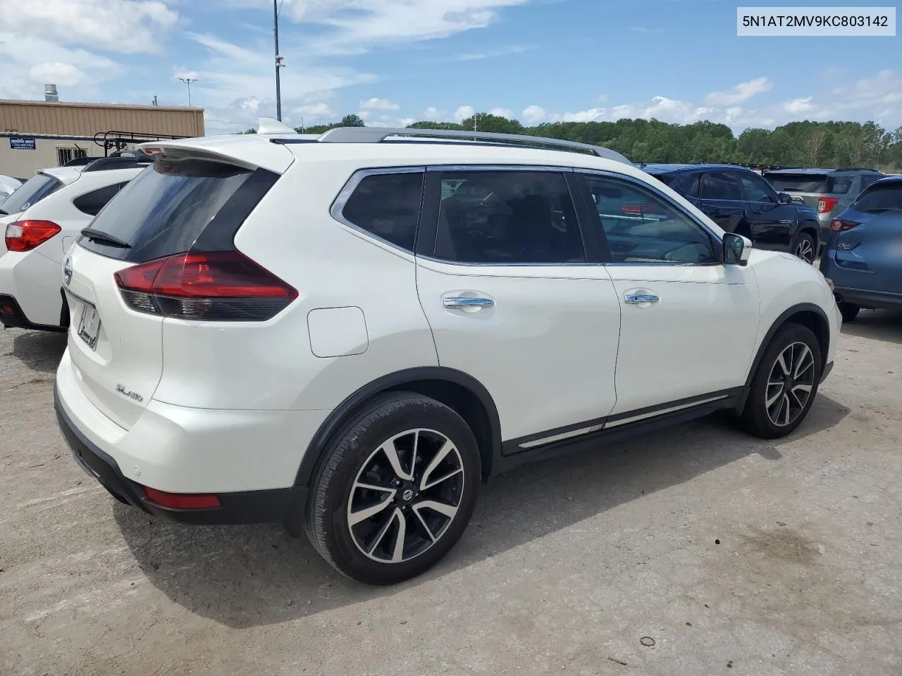 2019 Nissan Rogue S VIN: 5N1AT2MV9KC803142 Lot: 59512734