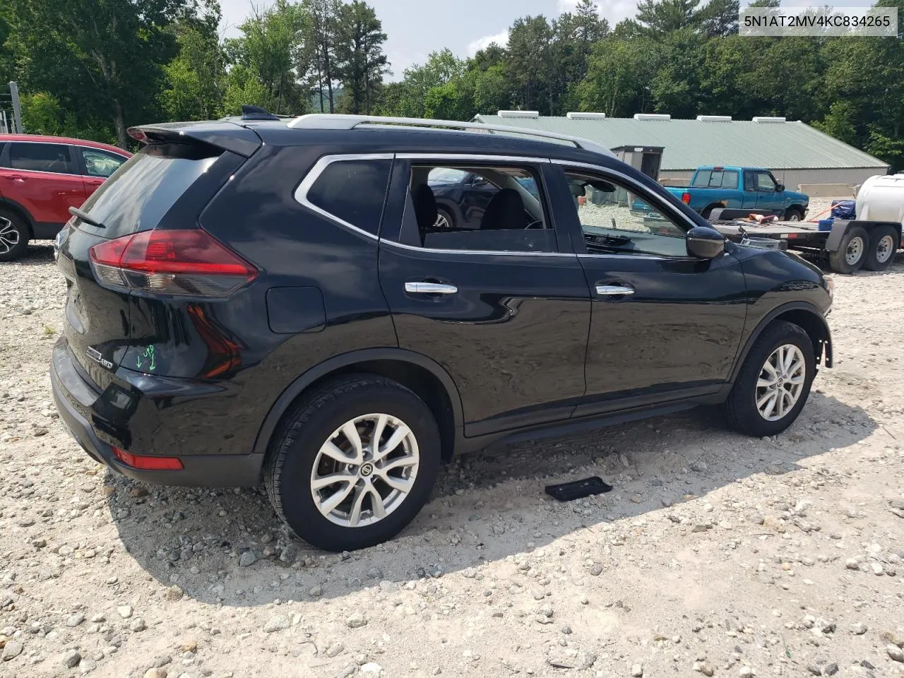 2019 Nissan Rogue S VIN: 5N1AT2MV4KC834265 Lot: 59569834