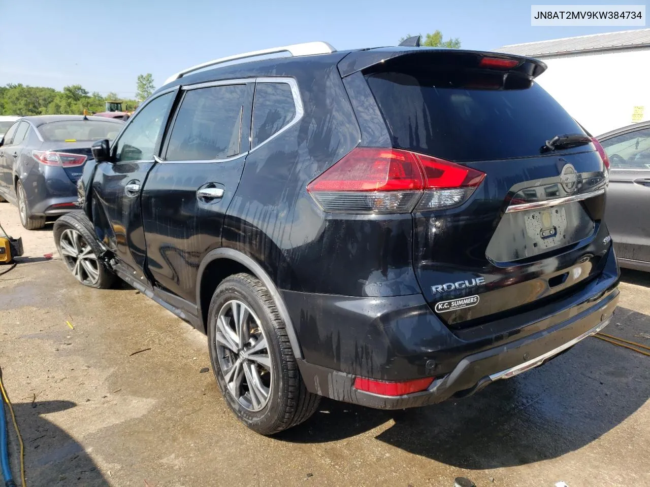 2019 Nissan Rogue S VIN: JN8AT2MV9KW384734 Lot: 59687414