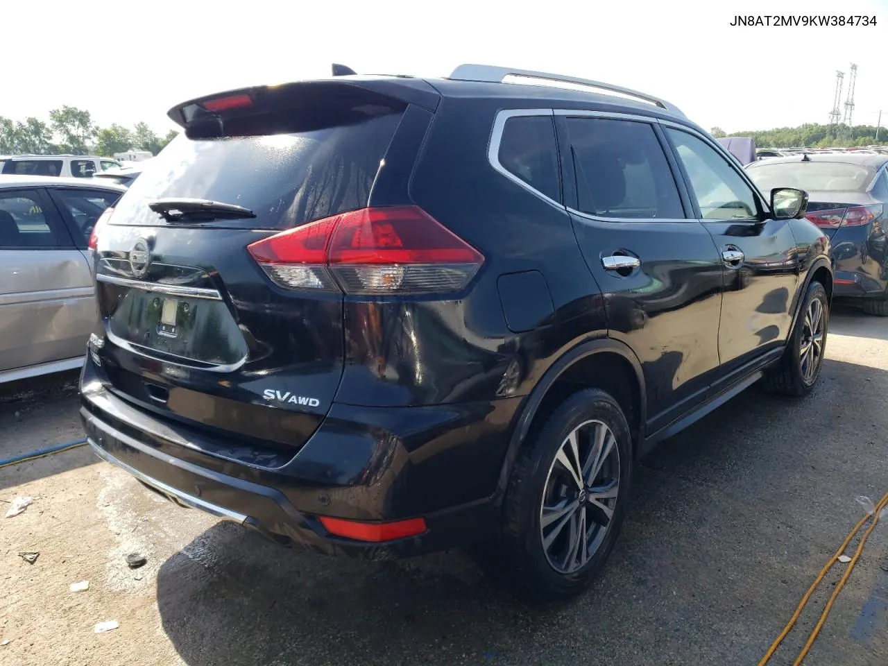 2019 Nissan Rogue S VIN: JN8AT2MV9KW384734 Lot: 59687414