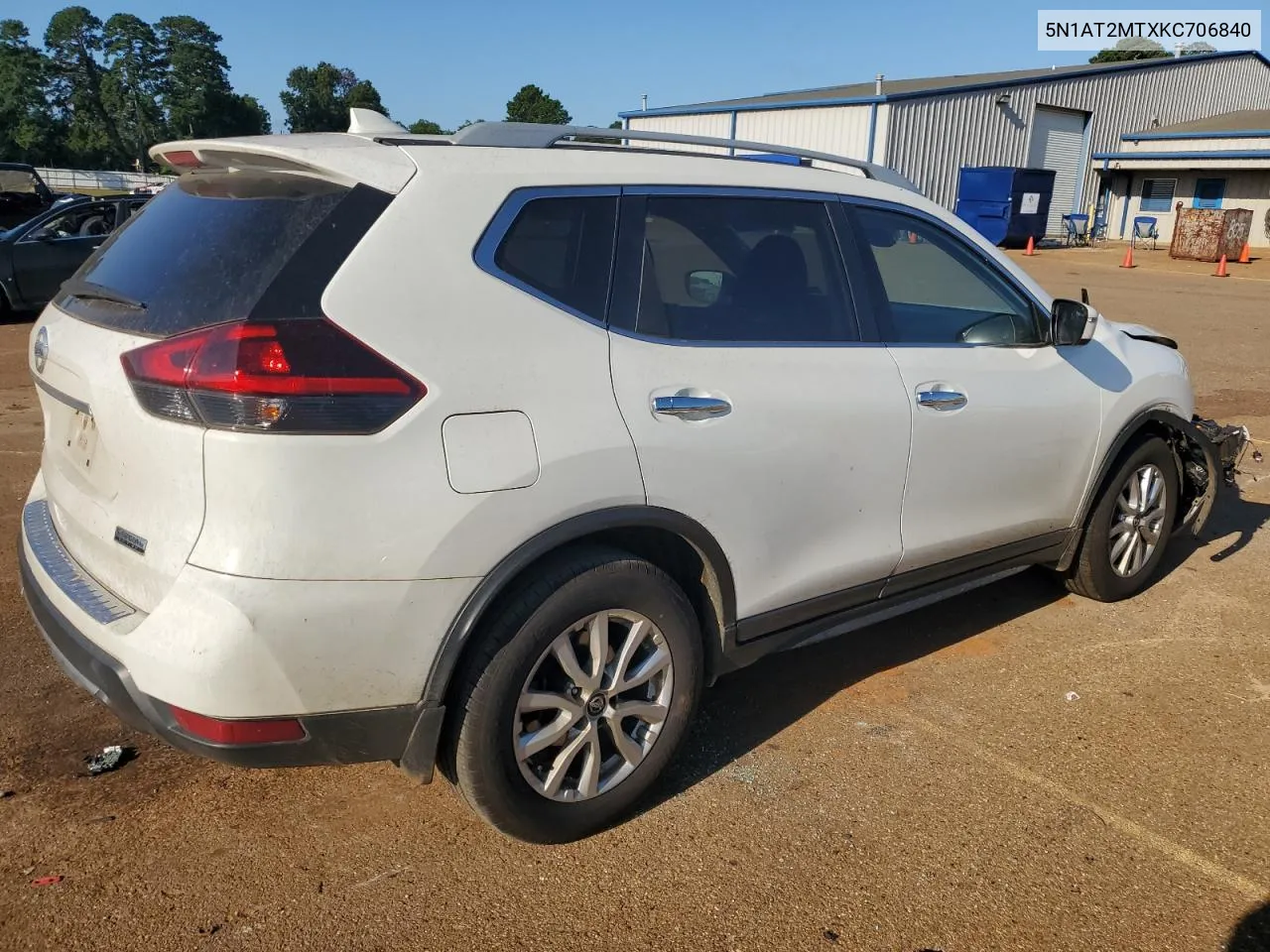 5N1AT2MTXKC706840 2019 Nissan Rogue S