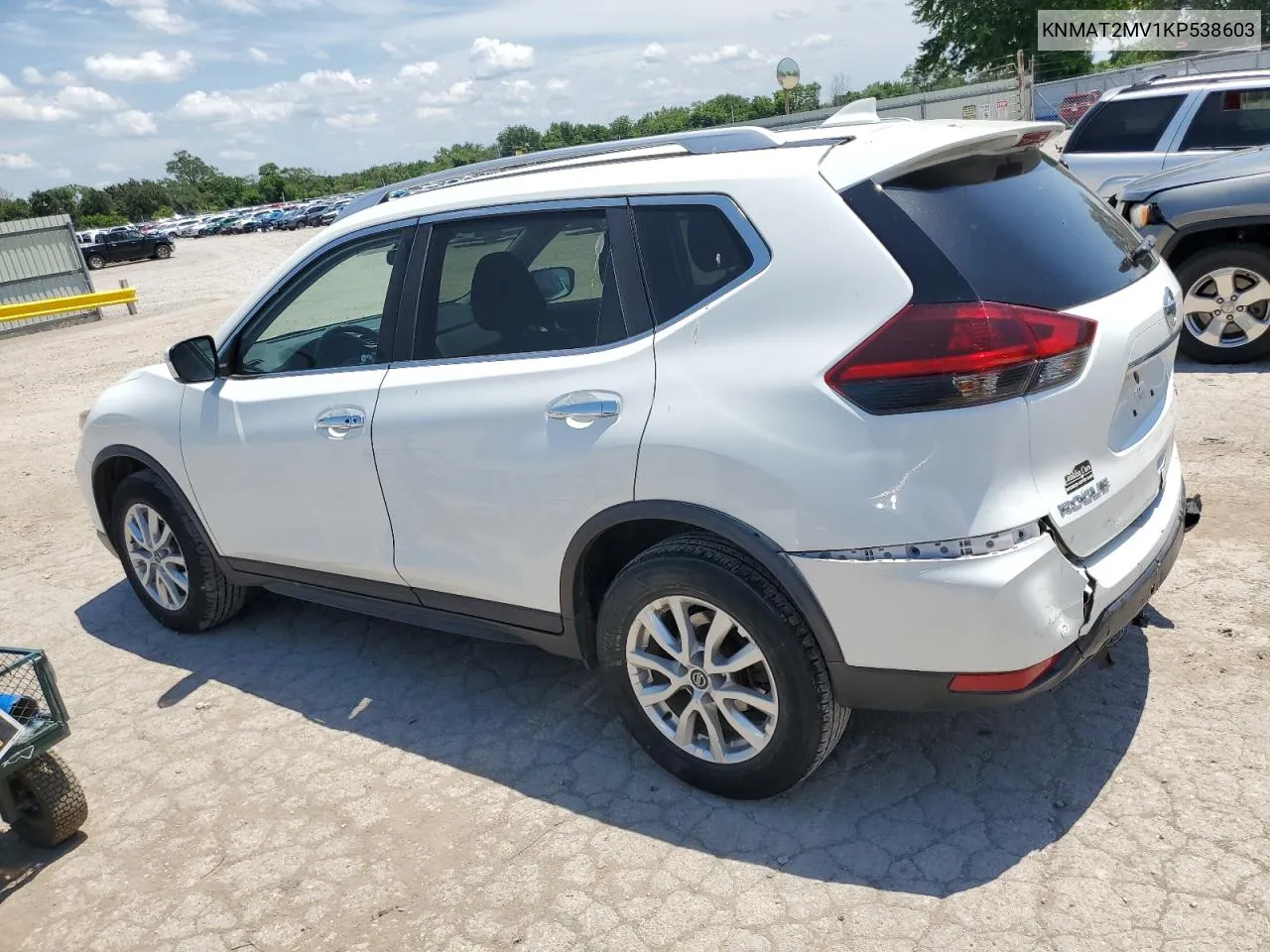 2019 Nissan Rogue S VIN: KNMAT2MV1KP538603 Lot: 60273524