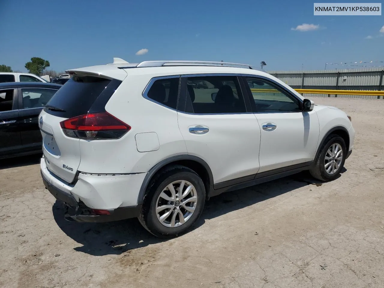 2019 Nissan Rogue S VIN: KNMAT2MV1KP538603 Lot: 60273524