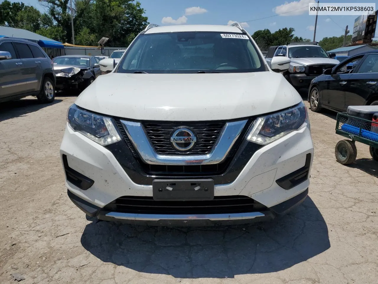 2019 Nissan Rogue S VIN: KNMAT2MV1KP538603 Lot: 60273524