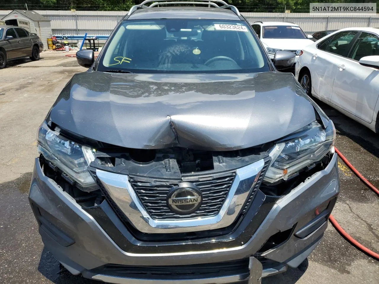 2019 Nissan Rogue S VIN: 5N1AT2MT9KC844594 Lot: 60323624