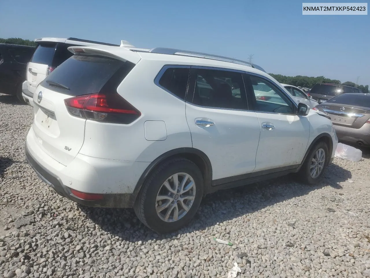 2019 Nissan Rogue S VIN: KNMAT2MTXKP542423 Lot: 60451004