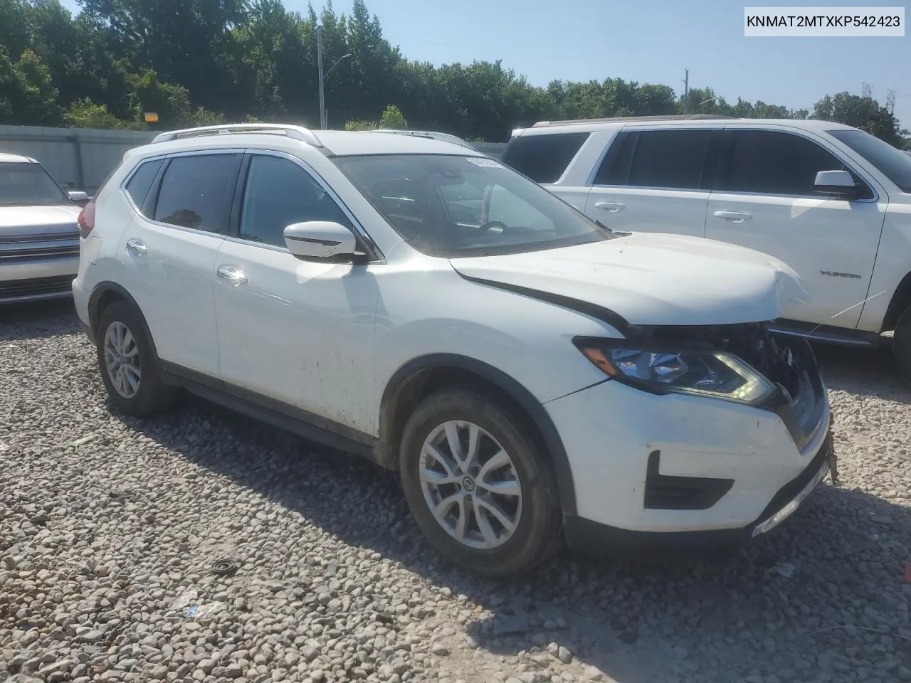 2019 Nissan Rogue S VIN: KNMAT2MTXKP542423 Lot: 60451004