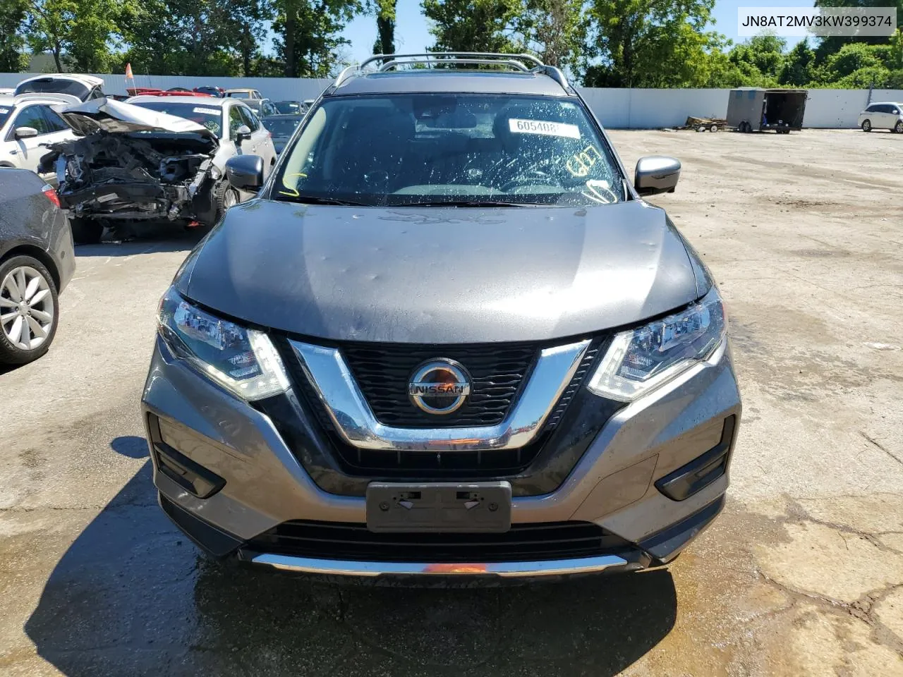 2019 Nissan Rogue S VIN: JN8AT2MV3KW399374 Lot: 60540884