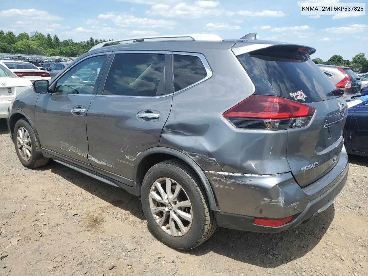 2019 Nissan Rogue S VIN: KNMAT2MT5KP537825 Lot: 60599174