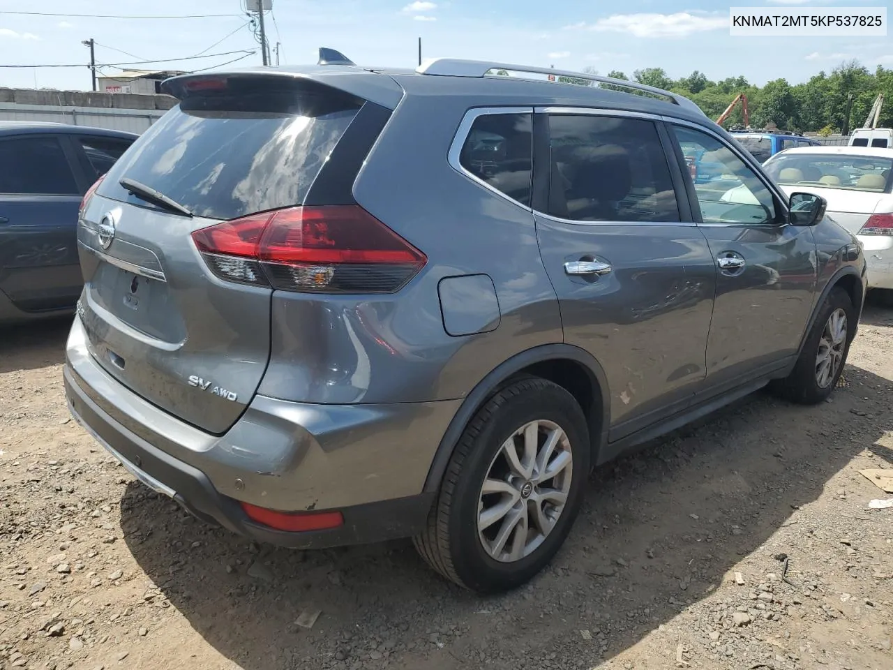 2019 Nissan Rogue S VIN: KNMAT2MT5KP537825 Lot: 60599174